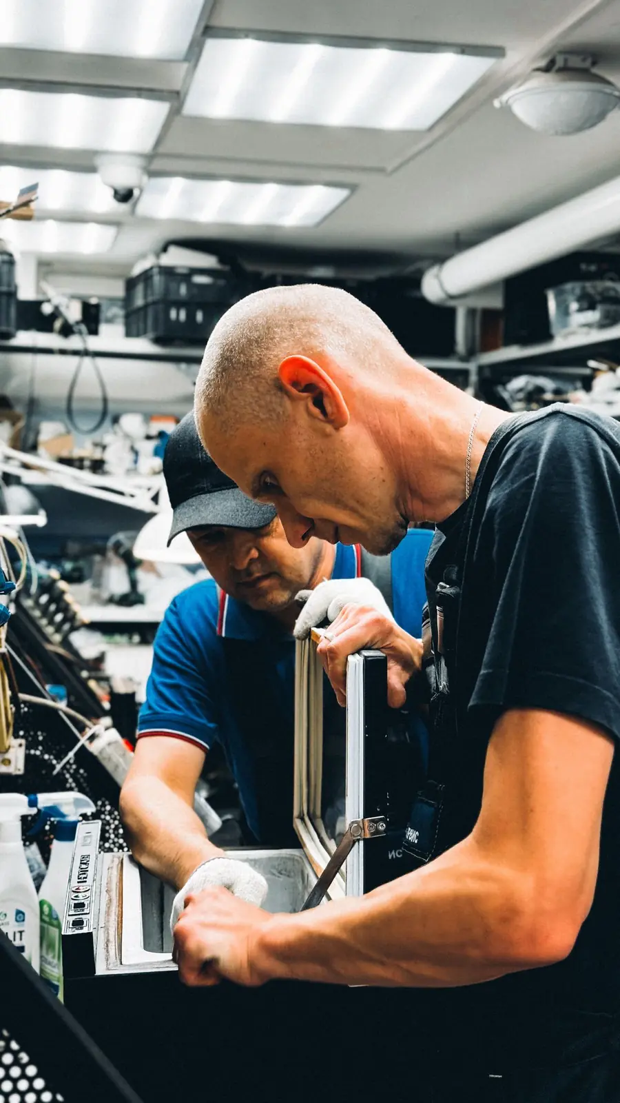 Our technicians at work